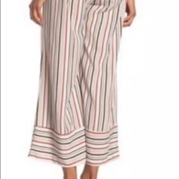 NEW Nimi K Papillon Blanc Striped Ivory Jumpsuit - Picture 3 of 9